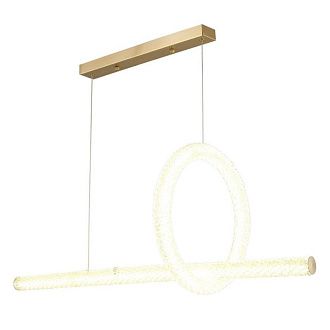 Подвесная люстра 100*37*60-130 см 63W, 4000K, Aployt Esm APL.662.03.63, золотой