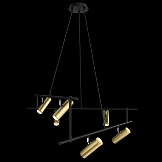 Светильник подвесной Maytoni Rami MOD128PL-12GB, черный с золотом