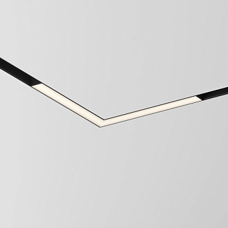 Трековый светильник 3,35*30*5 см, LED 24W, 3000К, Черный Maytoni Basis TR078-2-24W3K-B