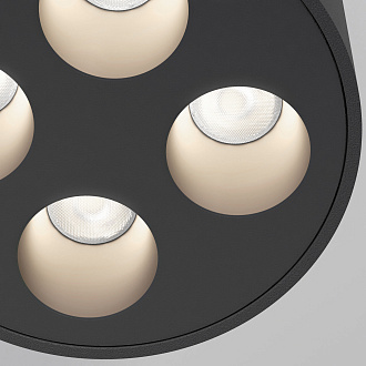 Светильник потолочный светодиодный 7 см, 7W, 4000K, Elektrostandard Points 25111/LED, черный 