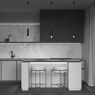 Светильник 6 см, Maytoni Pendant Lipari P044PL-01-40GU10-B, черный-золото