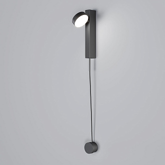 Бра 135 см, 10W, 4000K, Elektrostandard Orco LED с диммером 40112/LED, графит