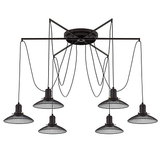 Подвесная люстра Citilux Эдисон CL451262, темный шоколад