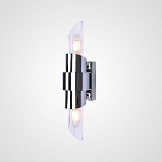 Бра Tycho Mini Wall Light Silver 5,5*9*40 см, 2*E14*40W, ImperiumLoft 44.723, Серебристый