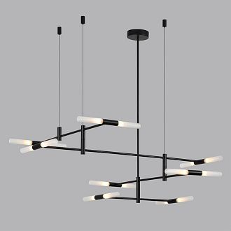 Потолочный светильник 123*17*133- см, 16*G9*640W, Odeon Light Defance 4307/16, черный