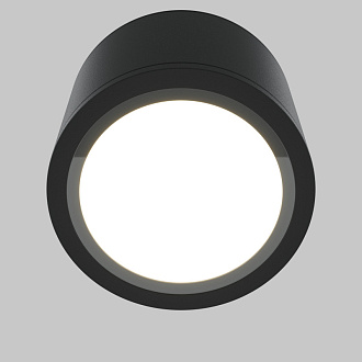 Накладной светильник 9*6,9 см, 1*GX53, 15W, Maytoni Technical Rendo C095CL-GX53-B черный, IP44