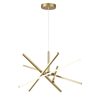 Светильник подвесной 70*150 см, 1*LED*60W, 4000K, 2800Lm, 10 м2 Lumion Parker 6564/60L золотой