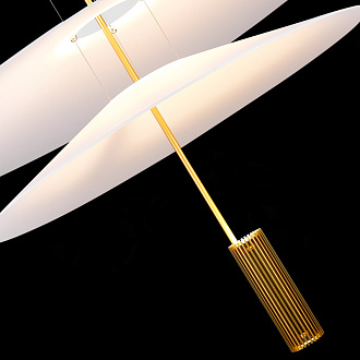 Люстра подвесная 68 см, 15W 3000K ST LUCE ISOLA SL6101.223.01 Золотистый