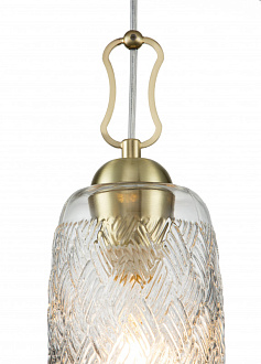 Подвесной светильник 120*120*345/1860 мм, 1*E27 золотой Indigo Pizzo V000289