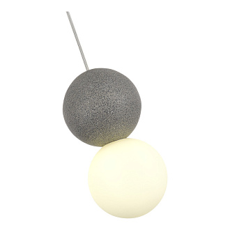 Светильник подвесной 10* см, G9*1*5W, 4000K, St Luce Estruzzo SL1512.513.01, Серый