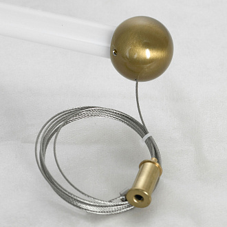 Линейно-подвесной светильник Lussole LSP-7021, 90*45 см, бронзовый