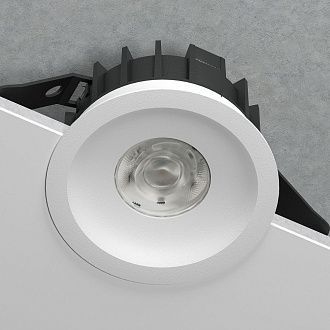 Потолочный акцентный светильник 13*13*5 см, LED, 20W, 4000K, Elektrostandard Combi 25069/LED, белый, вр 11,3 см