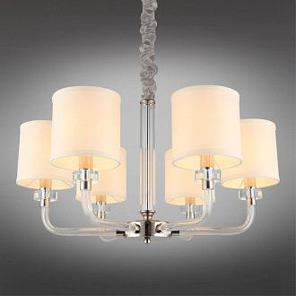 Подвесная люстра 69*65-150 см, 6*E14, 40W, Aployt Mona APL.729.03.06, хром