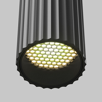 Накладной светильник 6 см, Maytoni Calipso C106CL-01-GU10-B, черный