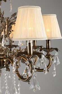 Подвесная люстра 70*64-150 см, 8*E14, 40W, Omnilux Omnilux  308 OML-30813-08, бронзовый