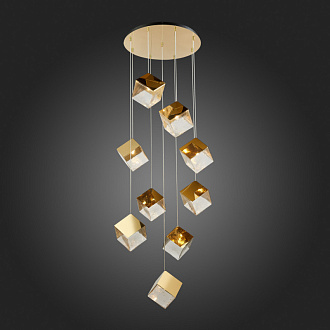 Светильник подвесной 74 см, ST LUCE RIELLO SL1182.203.09 Золотистый
