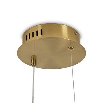 Подвесной светильник 30*4*234 см, LED, 14W, 3000К, Freya Eclat FR6182PL-L14BS латунный