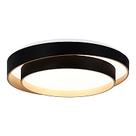 Светильник светодиодный 50*50*10- см, 1*LED, 50W, 3000/4000/6000K EVOLUCE Crosby SLE6009-402-01, черный