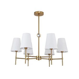 Люстра 76*76*65 см, 6*E14*40W, Arte Lamp Daniella A4104LM-6PB, Полированная Медь
