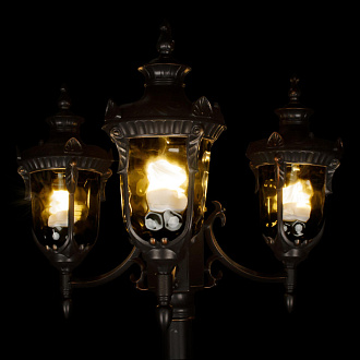Уличный светильник *60 см, 3*E27*60W, Loft It 100002/2300 Marbella, Бронза