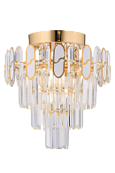 Люстра Ø360 x H400, мм, 4*40W (160W) +3*3W(9), FG (Золото) Rilon 1975/4+3 FG