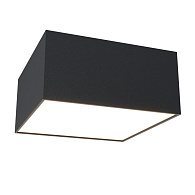 Накладной светильник 12*12*6 см, LED, 12W, 4000К, Maytoni Technical Zon C032CL-12W4K-SQ-B черный