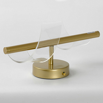 Бра настенное 12*14*30 см, 1*LED*5W 4000K Lussole Bradford LSP-7189 матовое золото