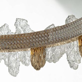 Люстра подвесная *145*140-400 см, *LED*415W, 3000-6000K, Citilux Lava CL250192, Золото