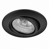 Светильник точечный Lightstar Teso 011087, черный, вр 6 см