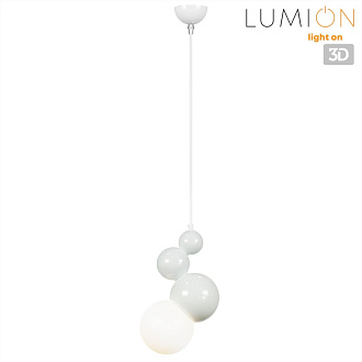 Подвес 13*19*120 см, 1*E27 Lumion Blasen 6565/1A белый