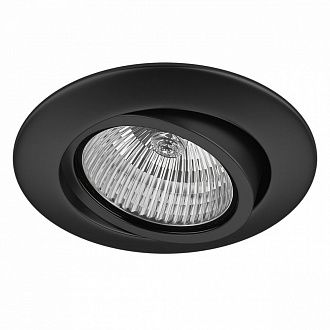 Светильник точечный Lightstar Teso 011087, черный, вр 6 см