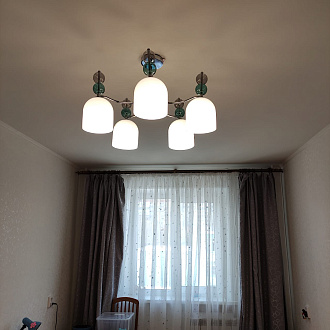 Люстра потолочная Lumion 5235/5C, хром, 70 см