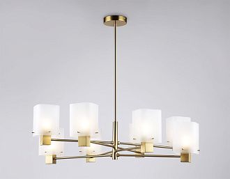 Подвесная люстра **71- см, 8*E14*40W, K, Ambrella Light High Light LH57033, латунь