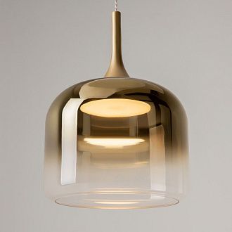 Подвесной светильник 26*26*339,5 см, LED*12W, 3000K, Maytoni Spirito MOD286PL-L18G3K, золотой