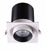 Встраиваемый LED светильник Novotech Lanza 358082 черный, вр 9,5 см