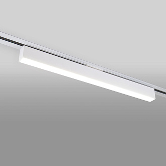 Трековый светодиодный светильник для однофазного шинопровода X-Line 20W 4200K белый матовый X-Line белый матовый 20W 4200K (LTB54) однофазный Elektrostandard
