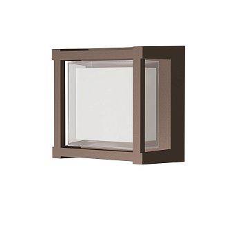 Уличный светильник 16,1*11,1*16,1-16,1 см, вр  см, *LED*15W, 2700-4000K, Mantra Creek MAN8853, коричневый