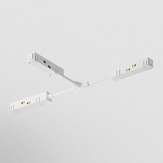 Коннектор питания Т-образный Maytoni Technical Magnetic track system Gravity TRA004CWT-22W белый