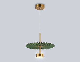 Подвесной светодиодный светильник **26-177 см, **W, 3000K, Ambrella Light High Light LH72609, латунь