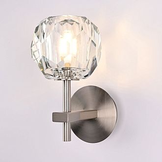 Бра Boule de Cristal Single Sconce Никель 22*11*22 см, 1*G9*40W, ImperiumLoft 196952-22, Никель