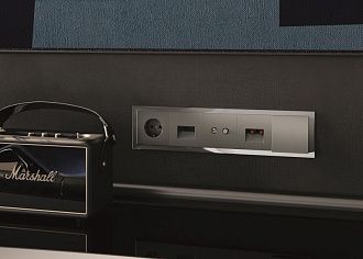 Рамка стеклянная Voltum S70 на 5 постов, титан, стекло Стекло/пластик  VLS110506