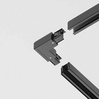 Коннектор для шинопровода Maytoni 3 phase track system TRA005CL-31B-L, черный