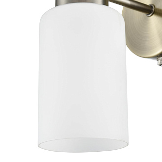 Бра 15*19,5 см, 1*E14 Lumion MAVE 8100/1W бронза, белый