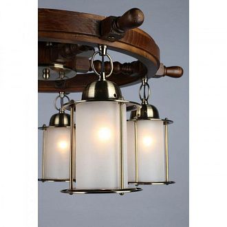 Люстра 60*60*30 см, 5*E27, 60W, Omnilux Omnilux 503 OML-50307-05, бронзовый