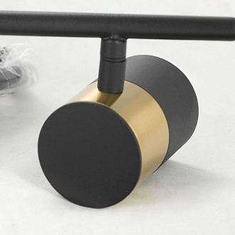 Подвесная люстра Lussole Loft Koyukuk LSP-8377, черный-бронза