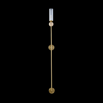 Бра *6*115- см, 1*E14*60W, Crystal Lux Simply SIMPLY AP1.2 BRASS, Латунь