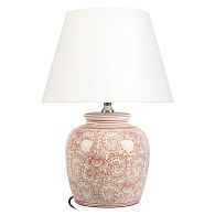 Настольная лампа 50 см, Loft IT Orchid 10491T Red, керамика