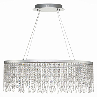 Люстра подвесная 80*35 см, 37W 3000K/4000K/6000K ST LUCE VEGA SL6201.103.37 Серебристый