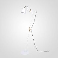 Торшер RAM FLOR White 50*30*150 см, 1*E27*60W, ImperiumLoft RAMFLOR01, Белый, Золотистый