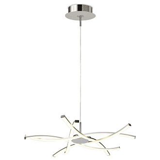 Подвесная люстра Mantra Aire 5912, LED, диаметр 70,7 см., цвет серебро.